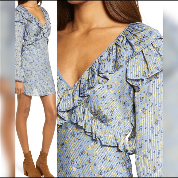 NWT Free People Sweetest Thing Long Sleeve Minidress 12 - Picture 4 of 16